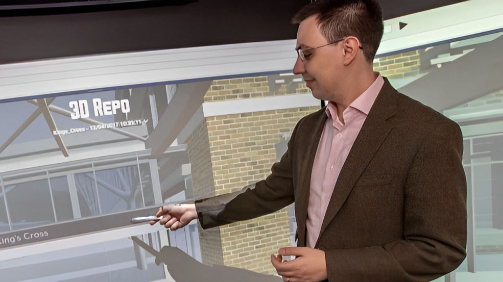 Dr Jozef Dobos uses 3D Repo on a touchscreen Cine system